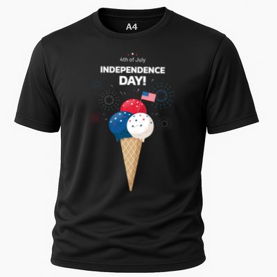 Independence Day Ice Cream Red White And Blue Performance Shirt
