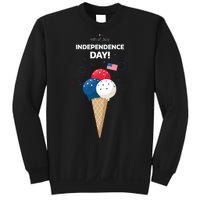 Independence Day Ice Cream Red White And Blue Sweatshirt