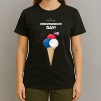 Independence Day Ice Cream Red White And Blue T-Shirt