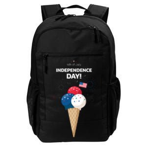 Independence Day Ice Cream Red White And Blue Daily Commute Backpack