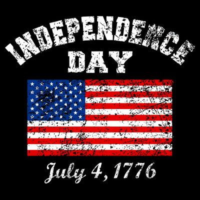 Independence Day July 4 1776 Vintage T-Shirt