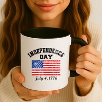 Independence Day July 4 1776 Vintage Mug