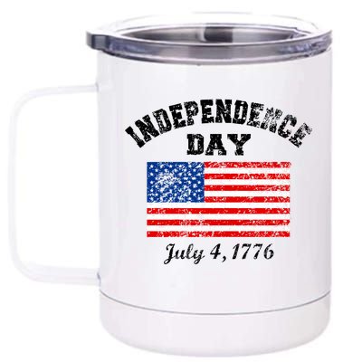 Independence Day July 4 1776 Vintage 12 oz Stainless Steel Tumbler Cup