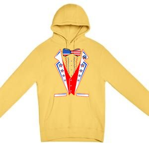 Independence Day USA Tuxedo Tux Premium Pullover Hoodie