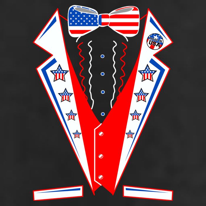Independence Day USA Tuxedo Tux Cool Comfort Performance Bucket Hat