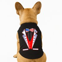 Independence Day USA Tuxedo Tux Doggie Tank