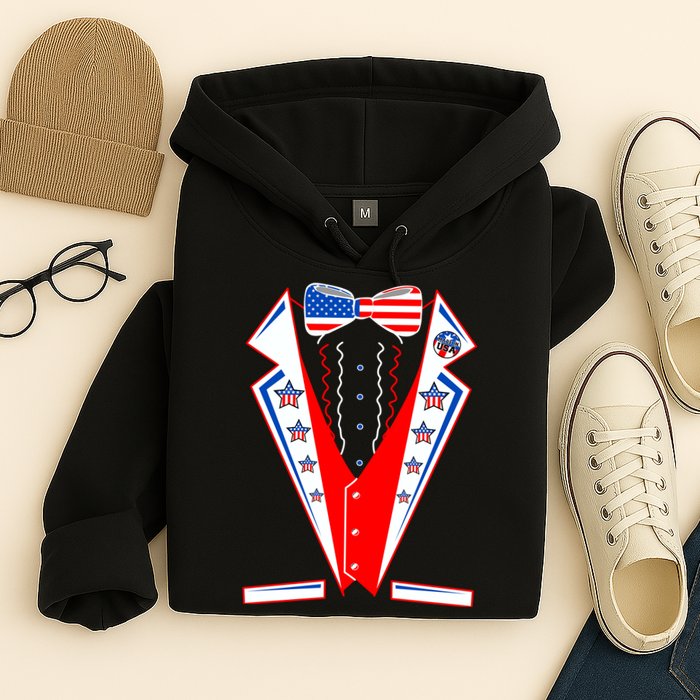 Independence Day USA Tuxedo Tux Hoodie
