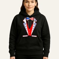 Independence Day USA Tuxedo Tux Hoodie