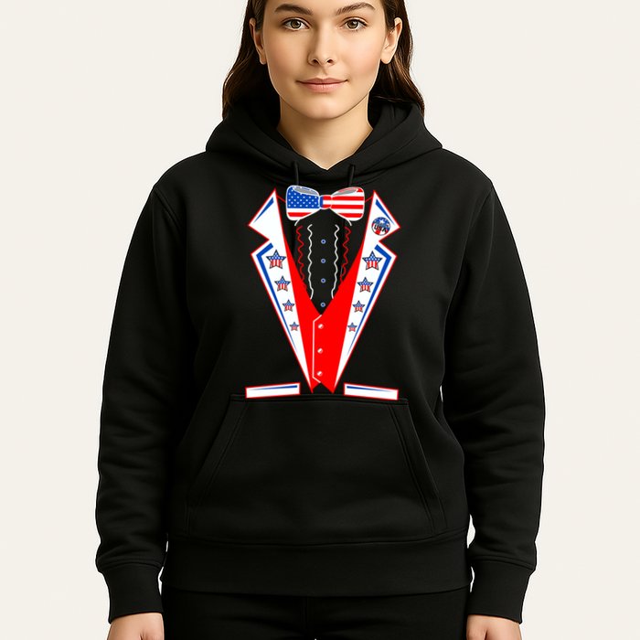 Independence Day USA Tuxedo Tux Hoodie