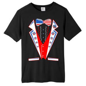 Independence Day USA Tuxedo Tux Tall Fusion ChromaSoft Performance T-Shirt