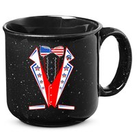 Independence Day USA Tuxedo Tux 15oz Campfire Ceramic Mug