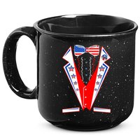 Independence Day USA Tuxedo Tux 15oz Campfire Ceramic Mug