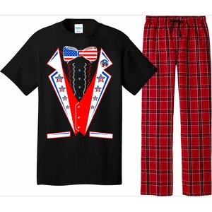 Independence Day USA Tuxedo Tux Pajama Set