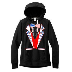 Independence Day USA Tuxedo Tux Women's Fleece Hoodie