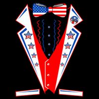 Independence Day USA Tuxedo Tux 16oz Travel Tumbler