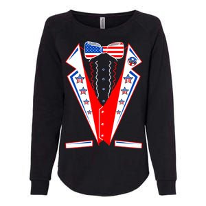 Independence Day USA Tuxedo Tux Womens California Wash Sweatshirt