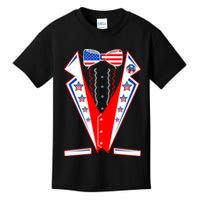 Independence Day USA Tuxedo Tux Kids T-Shirt