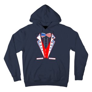 Independence Day USA Tuxedo Tux Hoodie