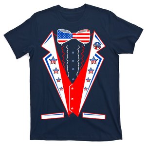 Independence Day USA Tuxedo Tux T-Shirt