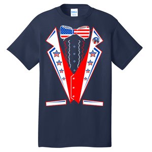 Independence Day USA Tuxedo Tux Tall T-Shirt