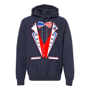 Independence Day USA Tuxedo Tux Premium Hoodie