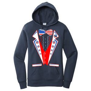 Independence Day USA Tuxedo Tux Women's Pullover Hoodie