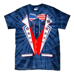 Independence Day USA Tuxedo Tux Tie-Dye T-Shirt