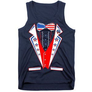 Independence Day USA Tuxedo Tux Tank Top