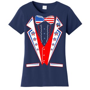 Independence Day USA Tuxedo Tux Women's T-Shirt