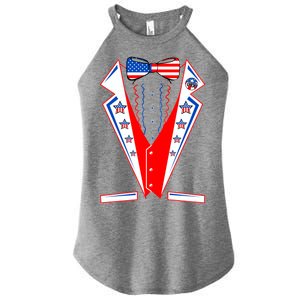 Independence Day USA Tuxedo Tux Women's Perfect Tri Rocker Tank