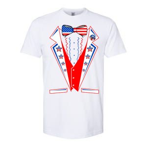 Independence Day USA Tuxedo Tux Softstyle CVC T-Shirt