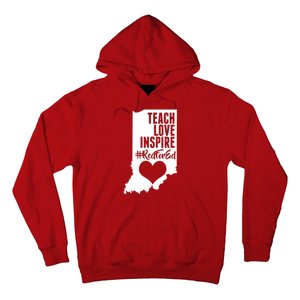 Indiana #Red For Ed  Hoodie