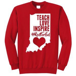 Indiana #Red For Ed  Sweatshirt