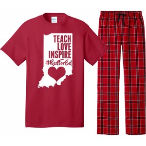 Indiana #Red For Ed  Pajama Set