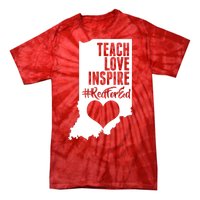 Indiana #Red For Ed  Tie-Dye T-Shirt