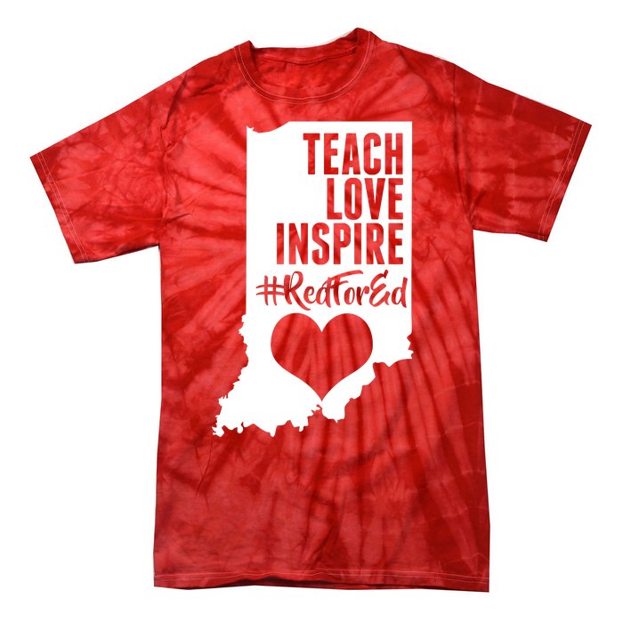 Indiana #Red For Ed  Tie-Dye T-Shirt