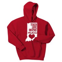 Indiana #Red For Ed  Kids Hoodie