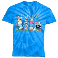 Icu Nurse Easter Crna Nurse Pharmacology Bunny Nurse Easter Meaningful Gift Kids Tie-Dye T-Shirt