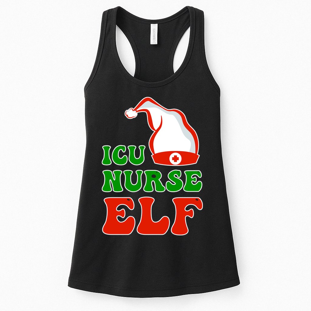 ICU Nurse Elf Womens Tank Top