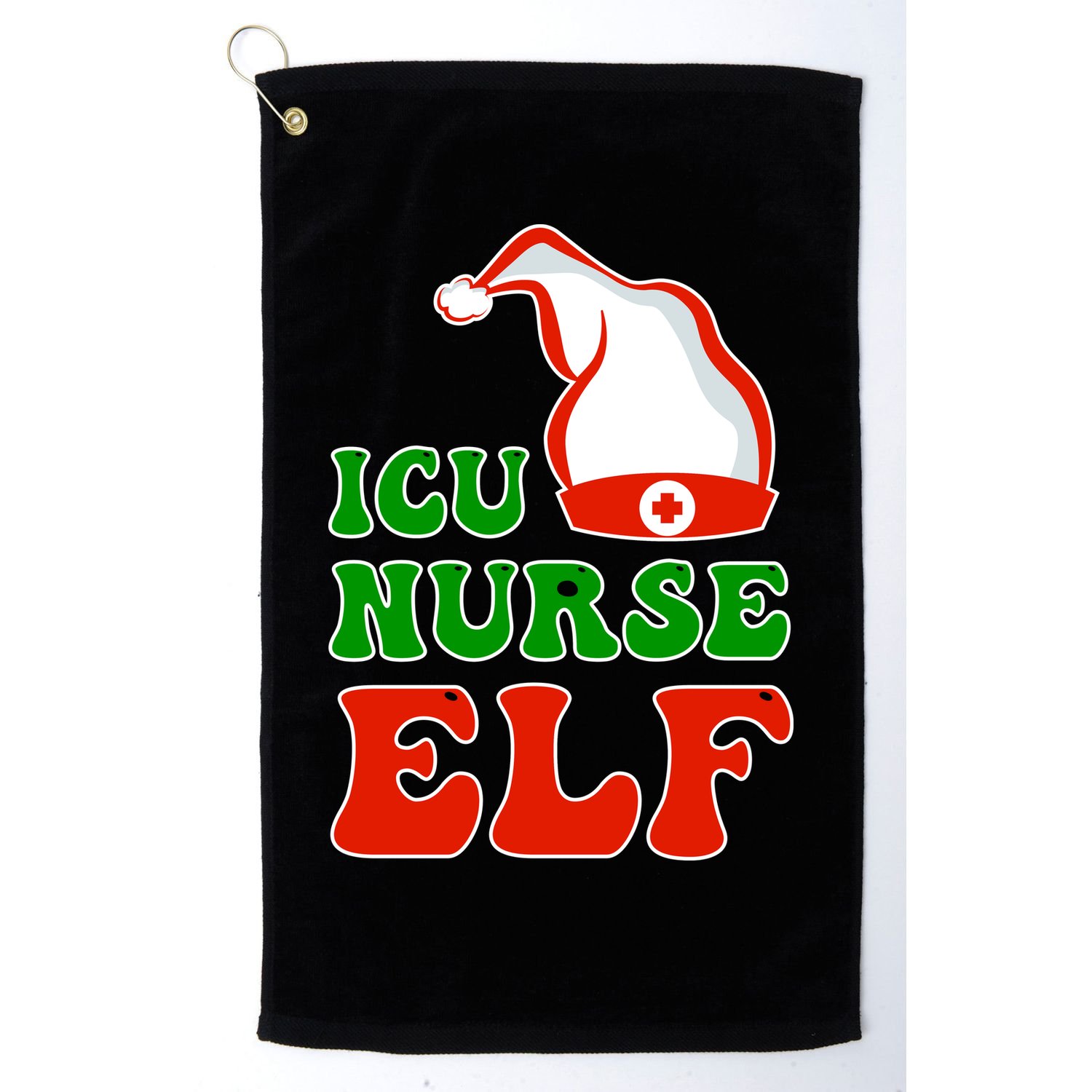 ICU Nurse Elf Golf Towel