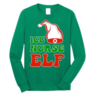 ICU Nurse Elf Long Sleeve Shirt