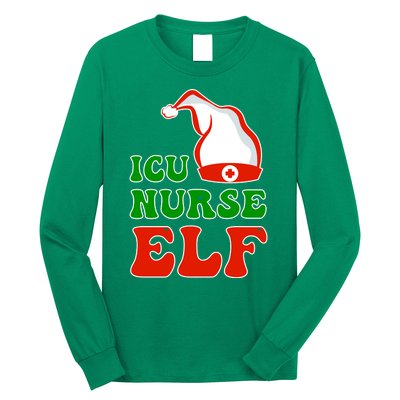 ICU Nurse Elf Long Sleeve Shirt