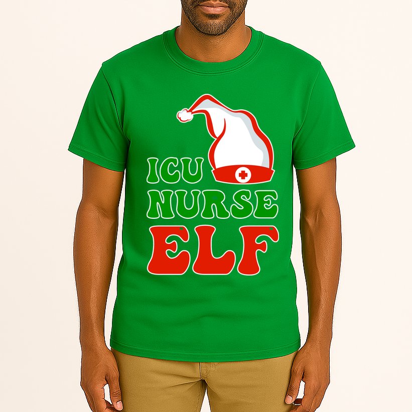 ICU Nurse Elf Tall T-Shirt