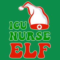 ICU Nurse Elf Toddler T-Shirt