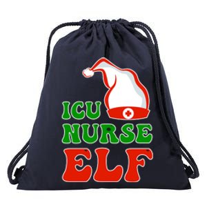 ICU Nurse Elf Drawstring Bag