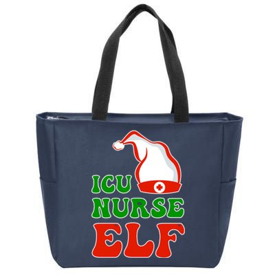 ICU Nurse Elf Zip Tote Bag