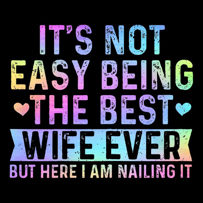ItS Not Easy Being The Best Wife Ever Funny Wife Woman Impact Tech Backpack