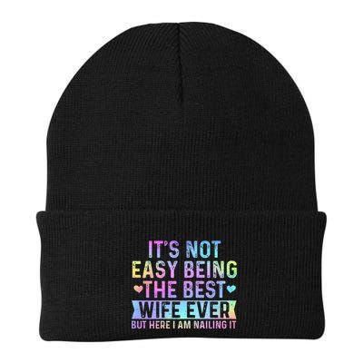 ItS Not Easy Being The Best Wife Ever Funny Wife Woman Beanie