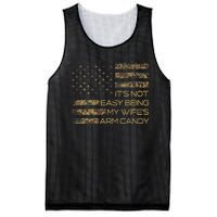 Its Not Easy Being My Wifes Arm Candy Mesh Reversible Basketball Jersey Tank