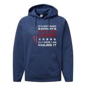 ItS Not Easy Being My WifeS Arm Candy Performance Fleece Hoodie